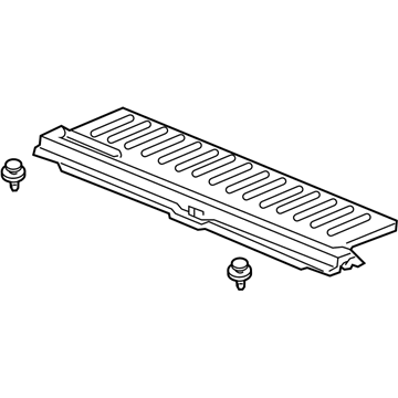 Honda 84640-SCV-A01ZA Lining Assy., RR. Panel *NH167L* (GRAPHITE BLACK)