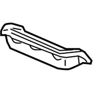 Honda 84642-SCV-A01ZA Cover, Tailgate Striker (Lower) *NH167L* (GRAPHITE BLACK)