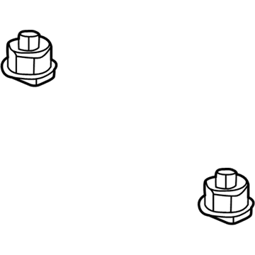 Acura 50370-TZ5-A01 Rubber, Rear