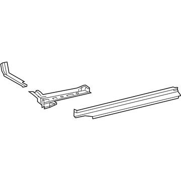 Toyota 57028-04010 Sidemember Assembly