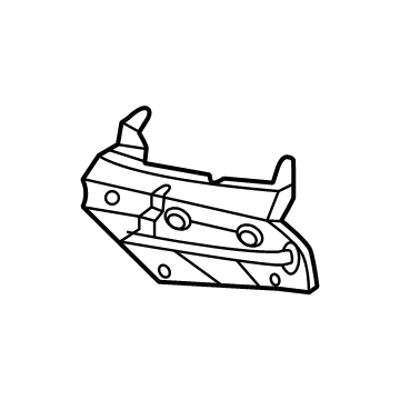 Hyundai 86694-J9NA0 MOULDING-REAR BUMPER, LH