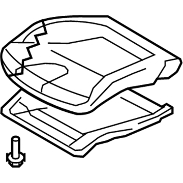 Nissan 87350-39B2C Cushion Assy-Front Seat