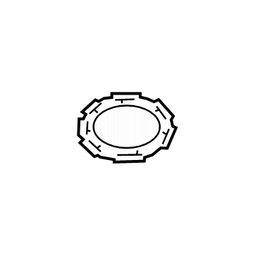 Nissan 17343-4KH0A Plate-Lock, Fuel Gauge