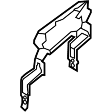 Nissan 96993-9PJ0A Reinforce-Console Box, Rear
