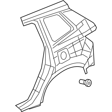 Honda 04636-TGS-A01ZZ PANEL SET R, RR OUT