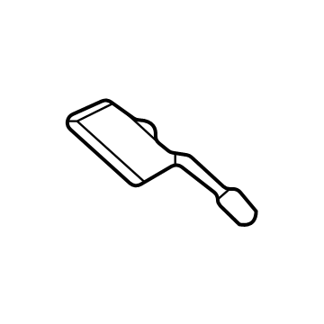 Hyundai 86617-N9000 CAP-RR HOOK