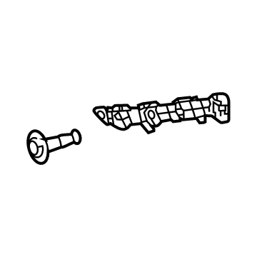 Lexus 52157-53080 Support, RR Bumper S