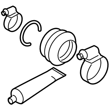 BMW 31-60-5-A42-B46 REPAIR KIT BELLOWS OUTER:318010