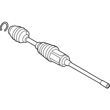 BMW 31-60-5-A6B-753 OUTPUT SHAFT LEFT FRONT:315010