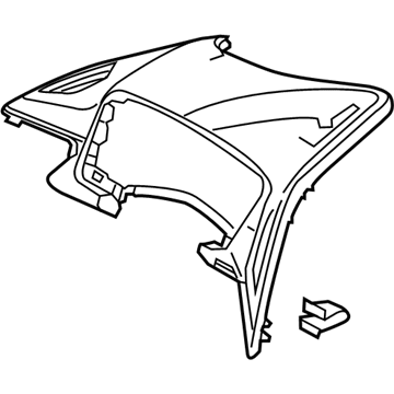 Acura 77104-TJB-A01ZA Pad Complete (Deep Black)