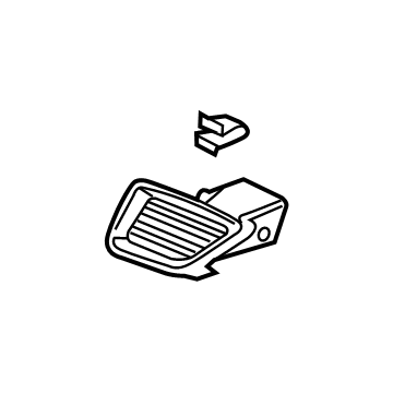 Acura 77630-TJB-A02ZB Outlet (Deep Black)