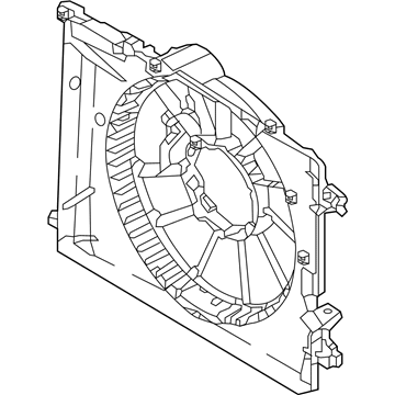 Kia 25350D2000 SHROUD-Radiator