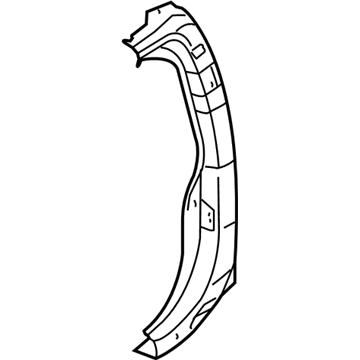 Nissan 76514-ZH030 Reinforce-Lock Pillar, Outer RH