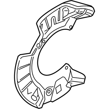 BMW 34-11-6-772-549 Protection Plate Left