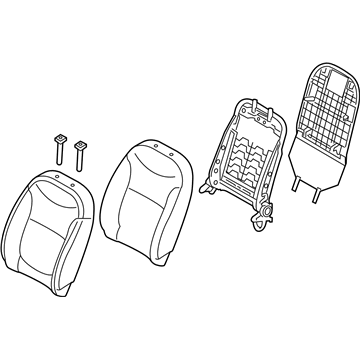Kia 88300B2000KE3 Back Assembly-Front Seat Driver