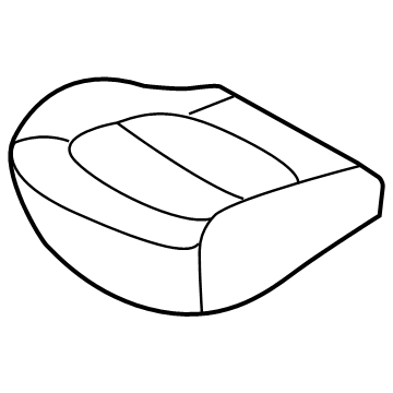 Kia 88160B2010KE3 Front Seat Cushion Driver Covering