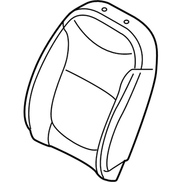 Kia 88360B2030KE3 Front Seat Back Driver Covering