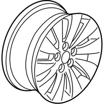 Honda 42700-T2A-A92 Wheel, Disk Al 17X