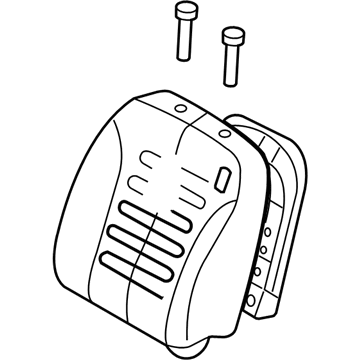 Kia 884052G000804 Back Assembly-Front Seat, RH