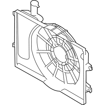 Hyundai 25350-J3140 SHROUD-Radiator