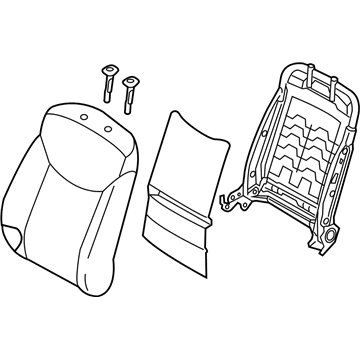 Hyundai 88400-3X625-MSD Back Assembly-Front Seat Passenger