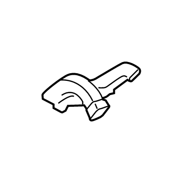 BMW 51-45-9-263-338 RIGHT FLOOR HEATER DUCT