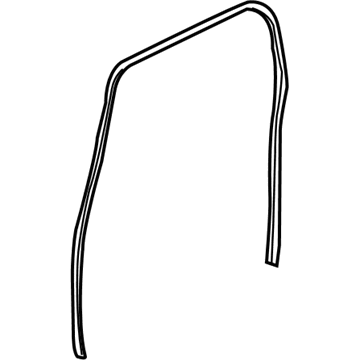 GM 25931888 Weatherstrip, Front Side Door Auxiliary