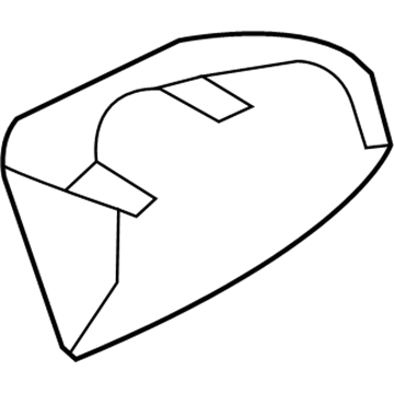 Kia 876081D050 Cover-Rear View Outside LH