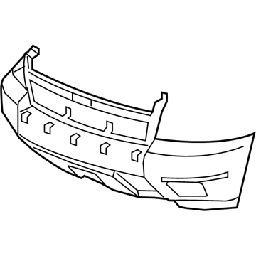 GM 15946214 Fascia-Front Bumper *Service Primer
