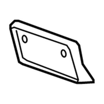 GM 15851090 License Bracket