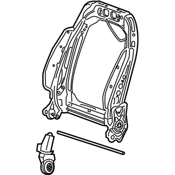GM 84272356 Seat Back Frame