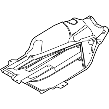 BMW 51-71-3-400-039 Covering Tank, Left