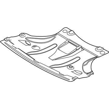 BMW 51-71-3-402-370 Engine Compartment Shielding, Front