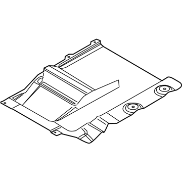 BMW 51-77-3-413-832 Underside Panelling With Air Shaft