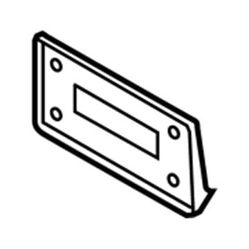 BMW 51-11-3-414-604 Licence Plate Base