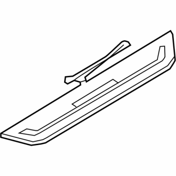 BMW 51-47-7-469-197 TRIM COVER, SILL, LIGHTED, F