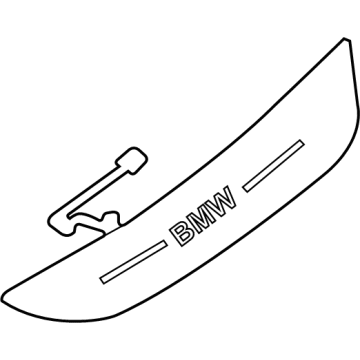 BMW 51-47-7-469-199 TRIM COVER FOR DOOR SILL, LI