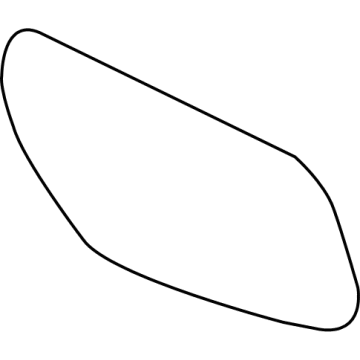 Nissan 96366-4BA1A Door Mirror Glass LH