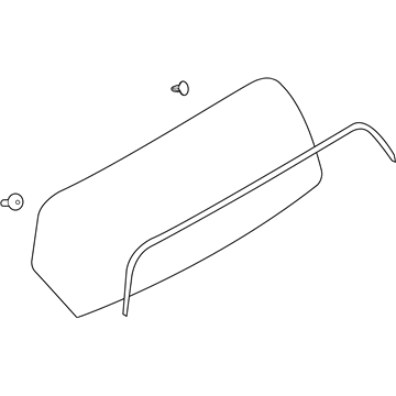 Nissan 90300-3WC1C Glass-Back Door Window