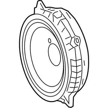 Lexus 86160-06A80 Speaker Assembly, Radio