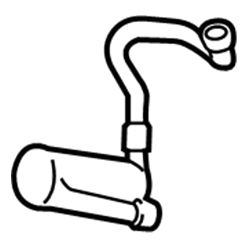 BMW 16-13-7-378-072 Vent Pipe With Dust Filter