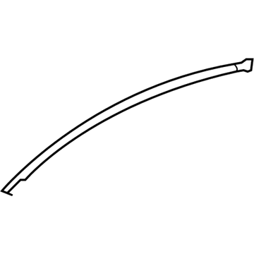 Lexus 75921-0E010 Tape, Black Out, NO.1 RH