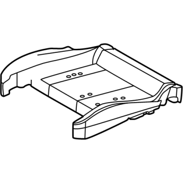 BMW 52-10-8-067-141 FOAM PAD, SPORT SEAT
