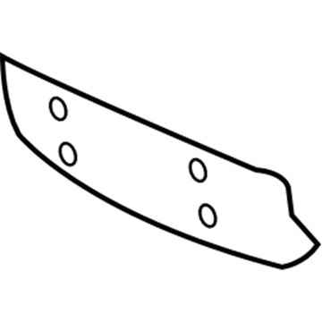Mopar 5RB527F2AA Bracket-License Plate