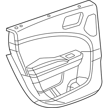 Mopar 6QY683X9AD Panel-Front Door Trim