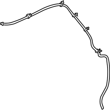 Hyundai 81684-0W000 Hose Assembly-Sunroof Drain Rear