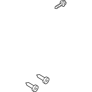 Ford -W707745-S424 Door Trim Panel Screw