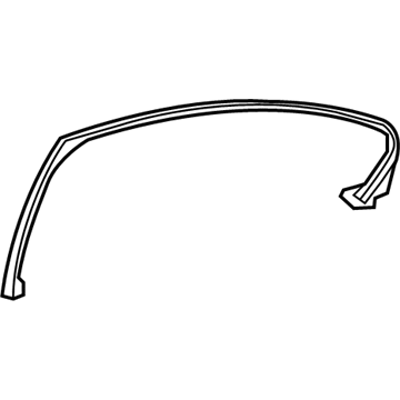 Lexus 67673-33110 Garnish, Rear Door Frame, RH