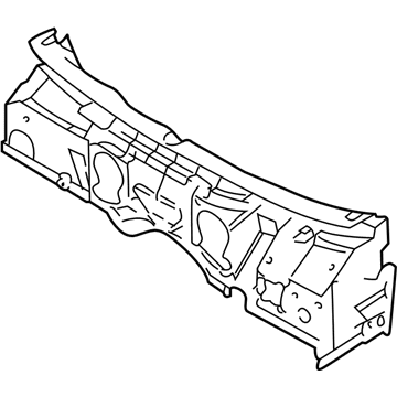 BMW 51-48-8-243-776 Upper Sound Insulating Dash Panel