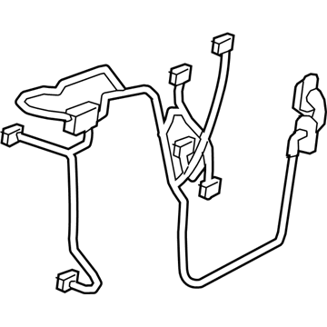 Lexus 82153-06661 Wire, Rear Door, NO.1